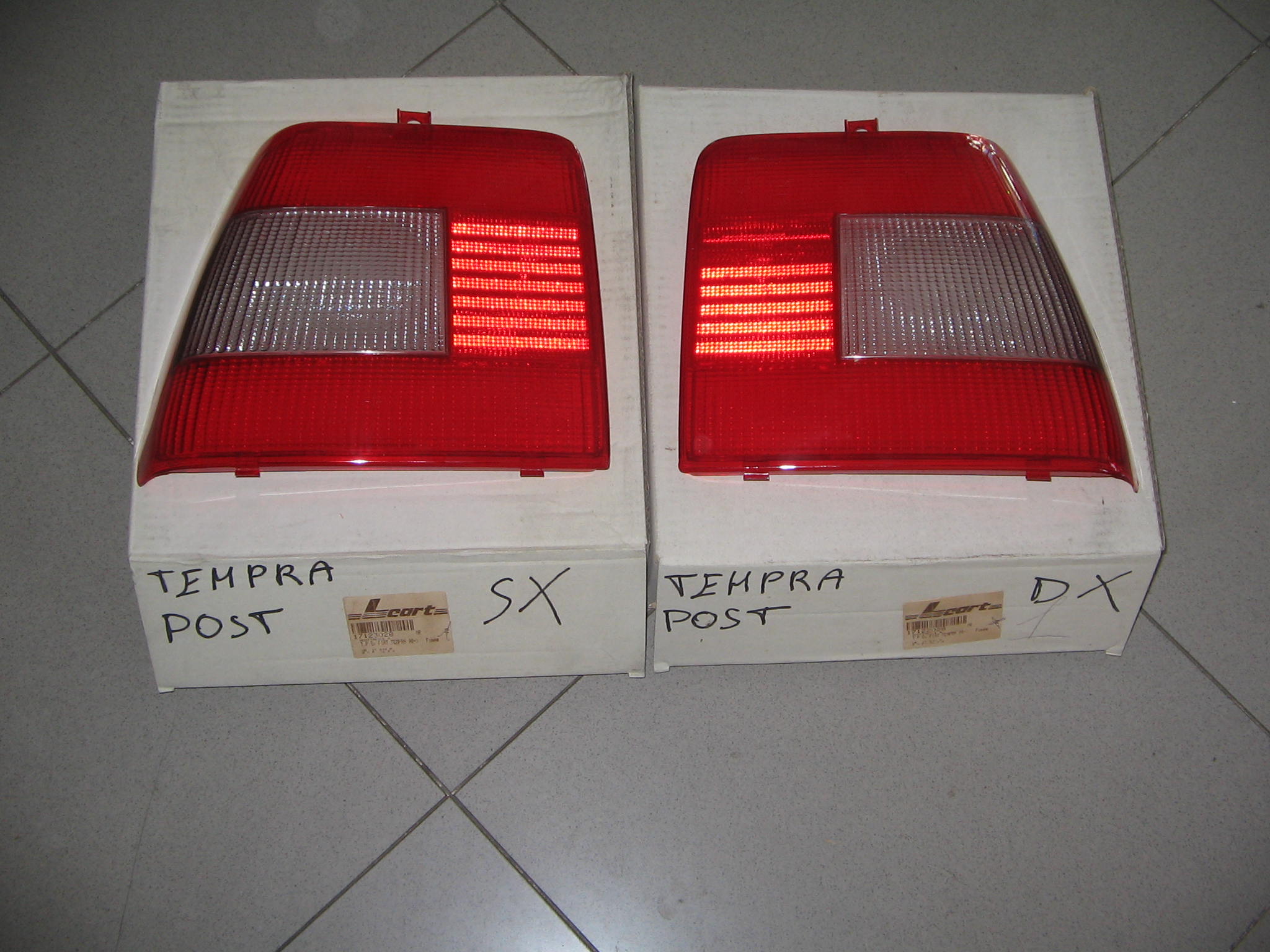 FIAT TEMPRA COPPIA TRASPARENTI  N. 20786